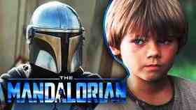 The Mandalorian logo, Mando, Young Anakin Skywalker