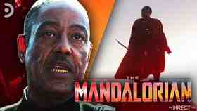 Moff Gideon and picture of Moff Gideon with Darksaber