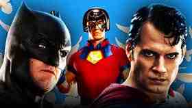 John Cena as Peacemaker, Ben Affleck as Batman, Henry Cavill as Superman