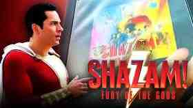 Shazam 2 Fury of the Gods Logo Background