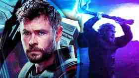 Thor Endgame Poster, Thor using Stormbreaker from Endgame