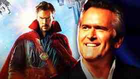 Bruce Campbell and Doctor Strange