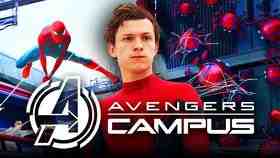 Tom Holland, Spider-Man ride, Avengers Campus