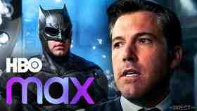 Batman and Ben Affleck's Bruce Wayne. HBO Max logo