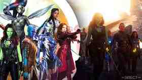 Marvel Heroes 2021 special edition calendar, A-Force team-up scene from Avengers: Endgame