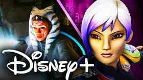 Ahsoka Sabine Disney Plus logo