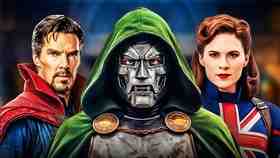 Doctor Strange, Doctor Doom, and Captain Carter.