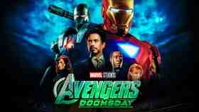 Iron Man 2 poster, Avengers Doomsday logo