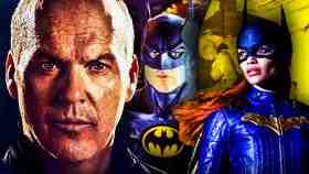 Batgirl, Michael Keaton, Batman, Set Photo