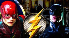 Michael Keaton's Batmobile Spotted on Ezra Miller's Flash Movie Set (Photos)