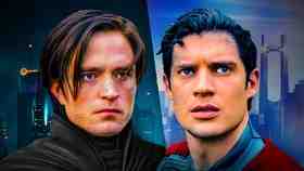 David Corenswet as Superman, Robert Pattinson as Batman