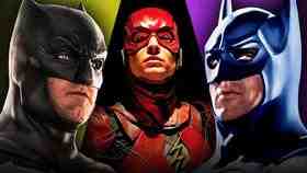 Batman Ben Affleck Michael Keaton Ezra Miller Flash
