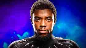 T'Challa in Black Panther suit, no helmet