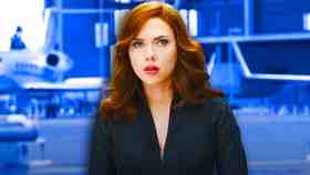 Scarlett Johansson as Black Widow.