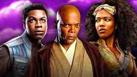 John Boyega as Finn, Samuel L. Jackson, Naomi Ackie as Jannah