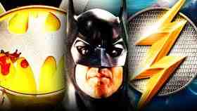 Michael Keaton Batman Flash Symbols