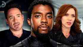 Robert Downey Jr., Chadwick Boseman, Scarlett Johansson