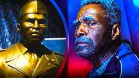 Isaiah Bradley Statue Falcon and Winter Soldier