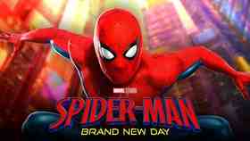 Spider-Man jumping, Spider-Man: Brand New Day logo