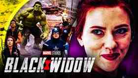 The Avengers team alongside Scarlett Johansson as Black Widow