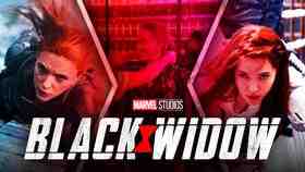 Black Widow logo, Marvel Studios, Scarlett Johansson, Natasha Romanoff