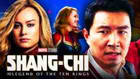 Brie Larson, Simu Liu, Shang-Chi and the Legend of the Ten Rings