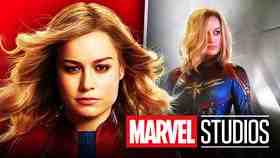 Brie Larson, Captain Marvel, Marvel Studios logo