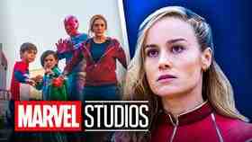 Brie Larson as Captain Marvel, Wandavision family