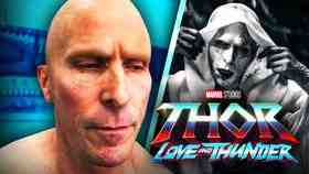 Christian Bale as Gorr the God Butcher, Thor 4 logo