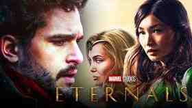 Kit Harington as Dane Whitman, Eternals logo, Eternals