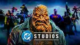 Clayface, DC superheroes, DC Studios logo