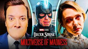 Watch: Elizabeth Olsen Spoofs Doctor Strange 2's Black Bolt Scene on The Tonight Show