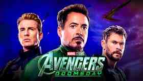 Avengers Doomsday wallpaper featuring Chris Evans, Robert Downey Jr, and Chris Hemsworth