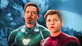 Tony Stark and Peter Parker together in Avengers movie