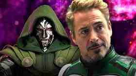 Doctor Doom, Robert Downey Jr. as Tony Stark.