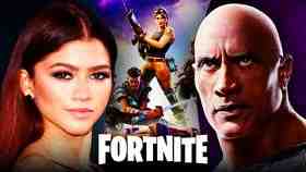 Dwayne Johnson and Zendaya, Fortnite