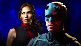 Elodie Yung as Elektra, Charlie Cox as Daredevil