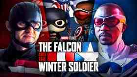 John Walker as U.S. Agent, Sam Wilson as Captain America