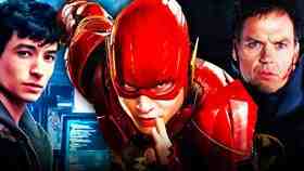 Flash, Ezra Miller, Michael Keaton Batman