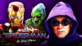 Iron Man, Green Goblin, Spider-Man No Way Home logo
