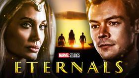 Eternals Writer Addresses How Harry Styles' Eros Knew About Angelina Jolie's Thena