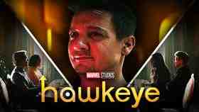 Hawkeye logo, Jeremy Renner as Clint Barton
