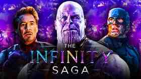 Thanos Captain America Iron Man Infinity Saga