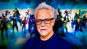 James Gunn, Justice League heroes in background