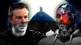 Batman, Superman, Cyborg Black & White