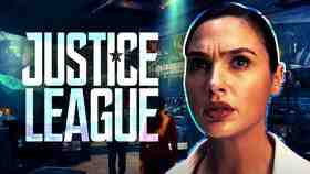 Justice League logo, Gal Gadot as Diana Prince