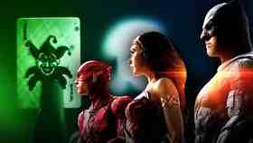 Joker Card, Flash, Wonder Woman, Batman