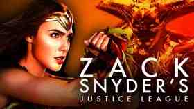 Gal Gadot as Wonder Woman, Zack Snyder's Justice League logo