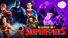 Justice League, DC's League of Superpets logo