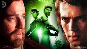 Obi Wan Kenobi, Anakin Skywalker, The Clone Wars poster